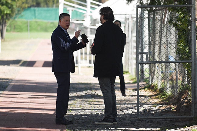 Amaury conversa con Peláez en Verde Valle