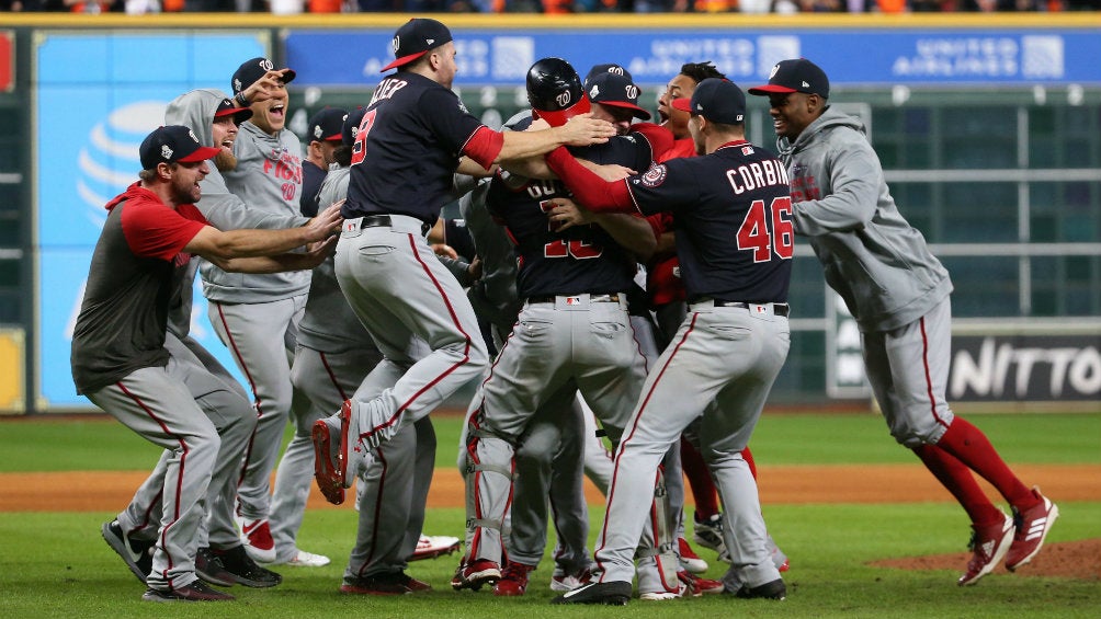 Nationals en celebración