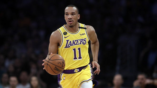 Avery Bradley durante un partido con el club de Los Angeles