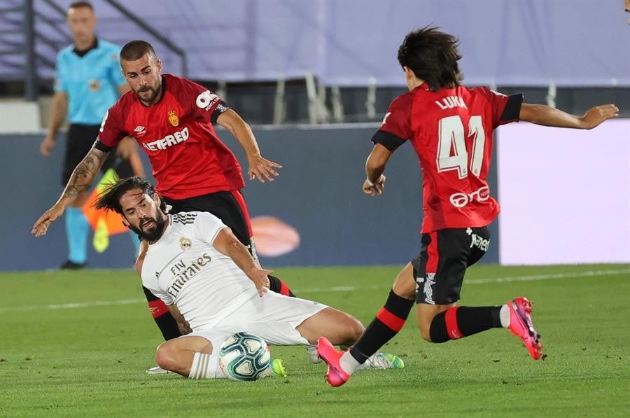 Luka Romero ante el Real Madrid