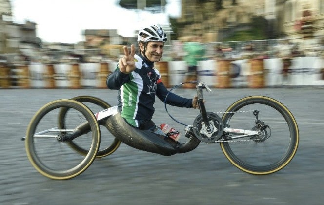 Zanardi en una competencia 