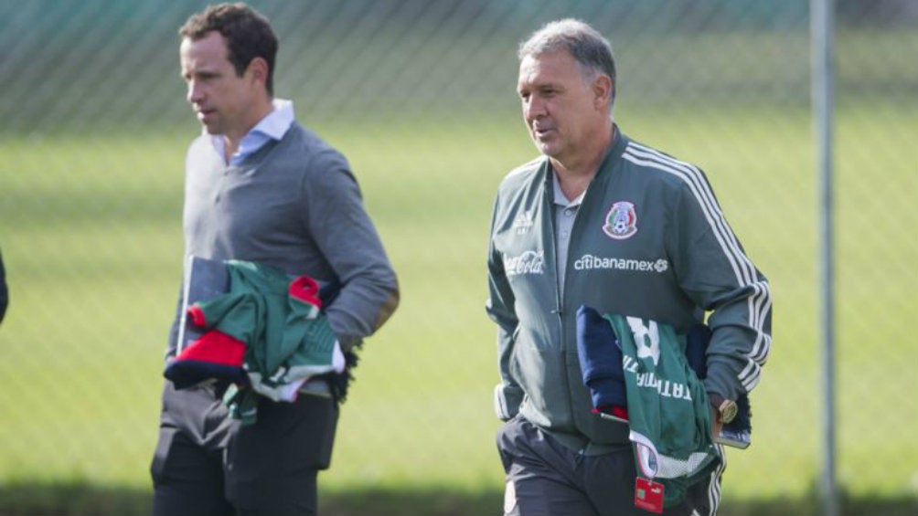 Martino y Torrado en entrenamiento