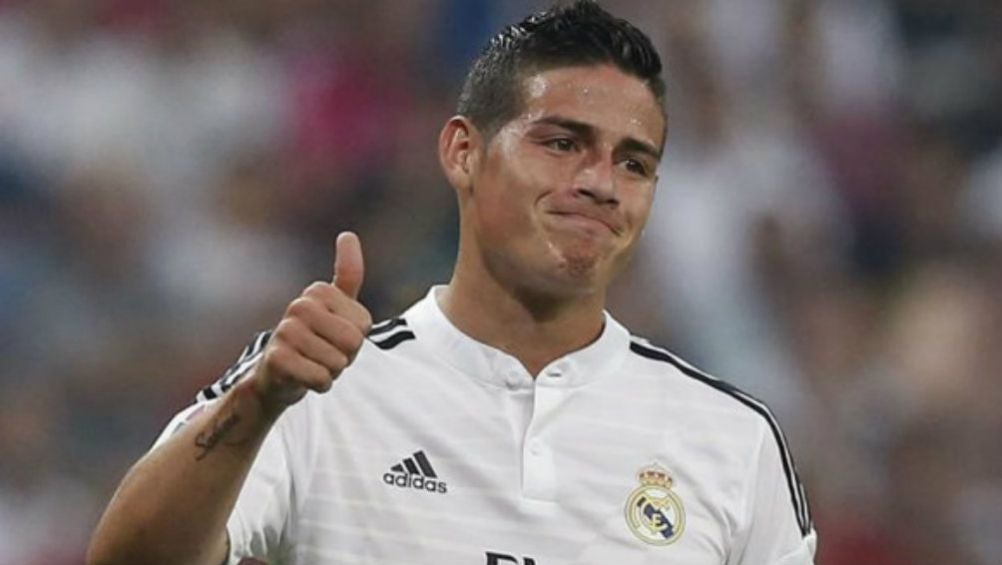 James Rodríguez en acción con Real Madrid