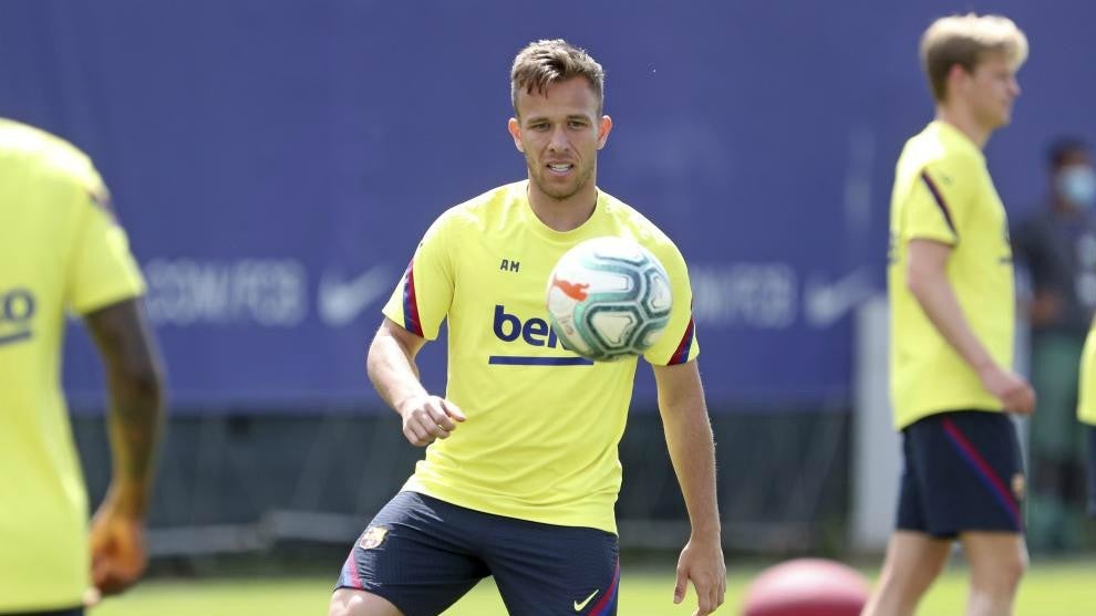 Arthur en entrenamiento