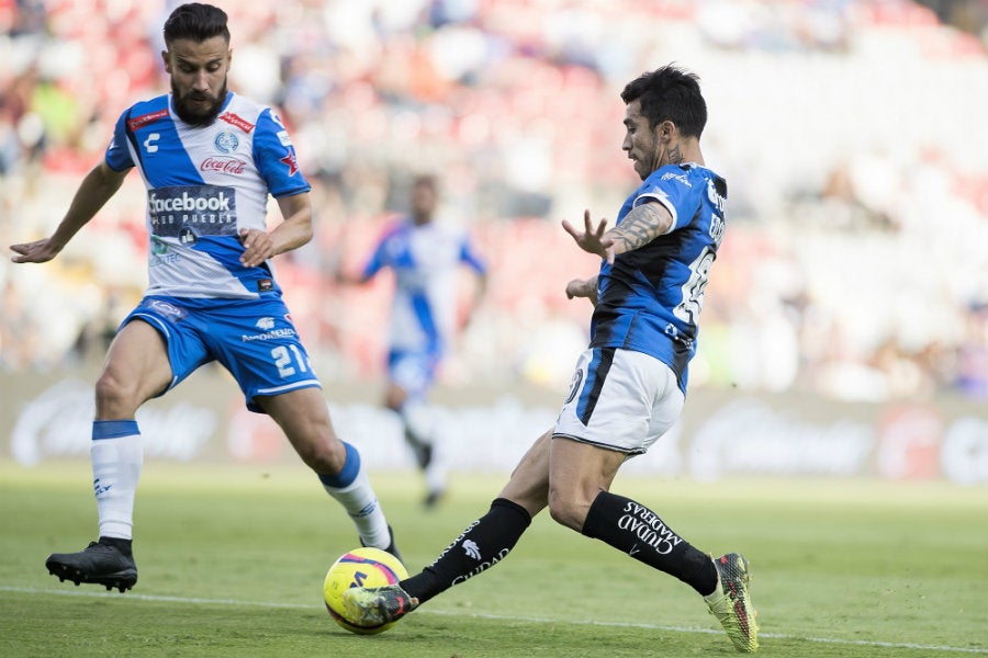 Chepe Guerrero durante su etapa con el Puebla