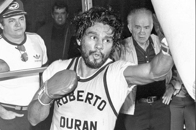 Durán en sus mejores años como boxeador 