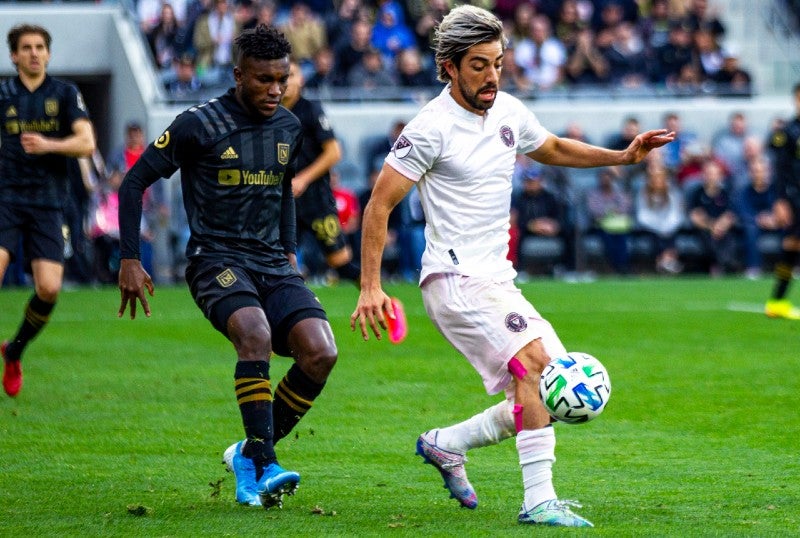 Pizarro en el juego ante el LAFC