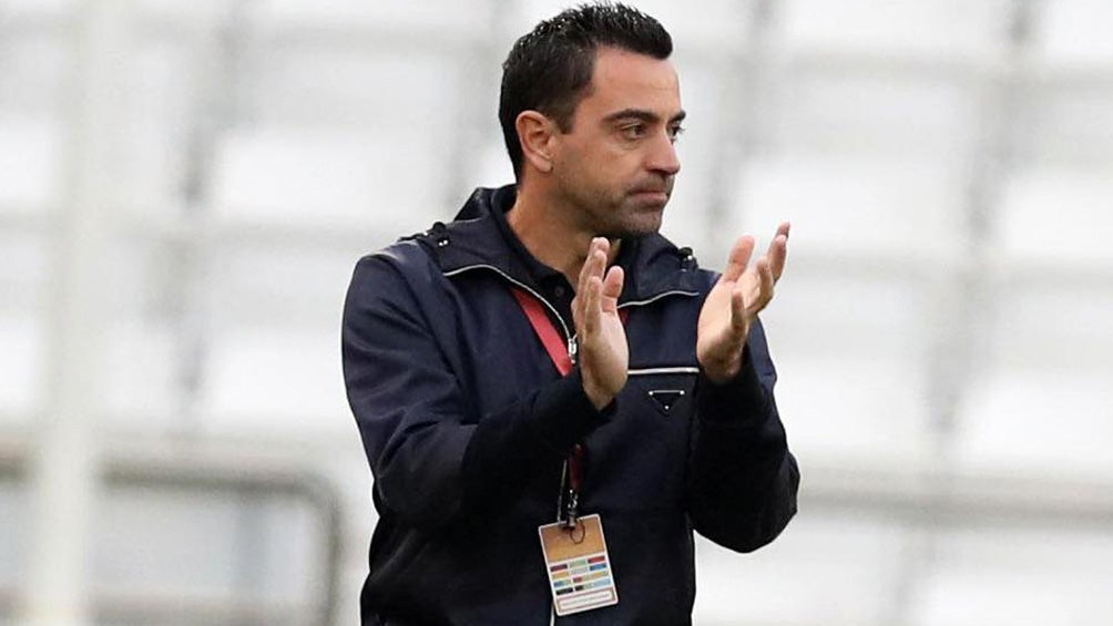 Xavi Hernández durante un duelo del Al-Sadd