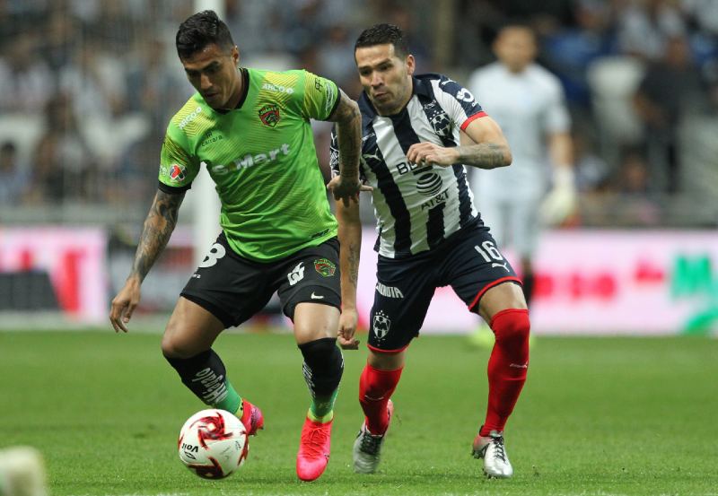 Lezcano en la semifinal de Copa ante Rayados 