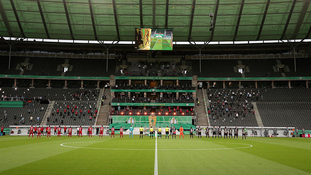 Estadio Olímpico de Berlín, durante la Final de la DFB Pokal 2020