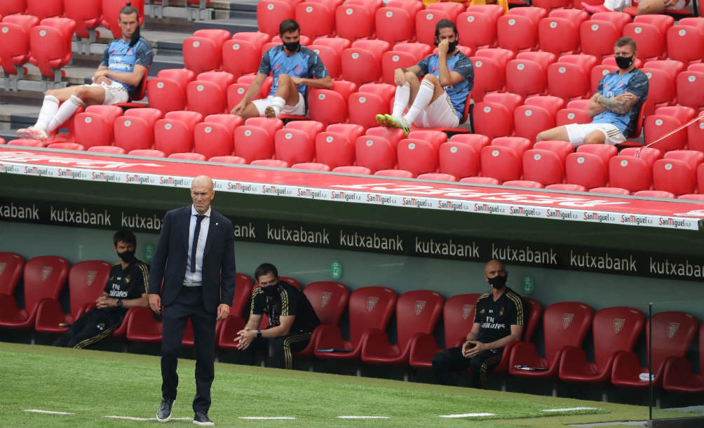 Zinedine Zidane, técnico del Real Madrid