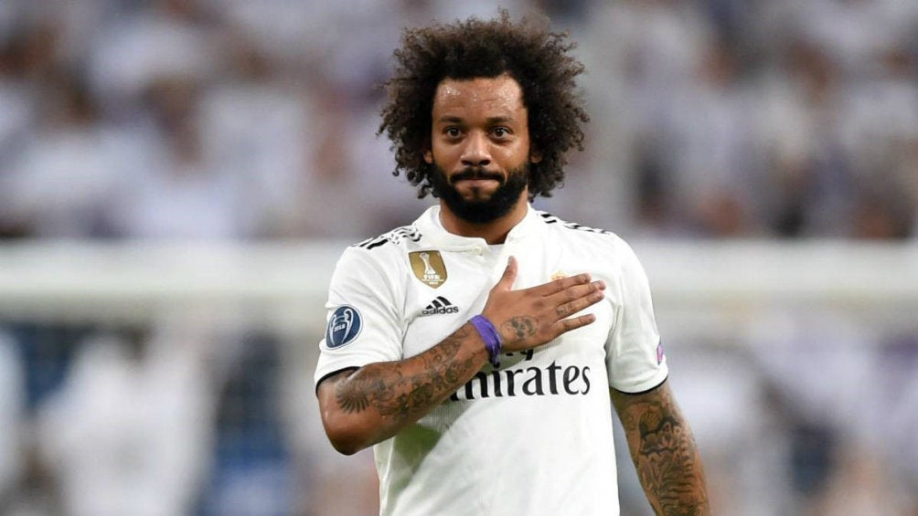 Marcelo jugando con el Real Madrid