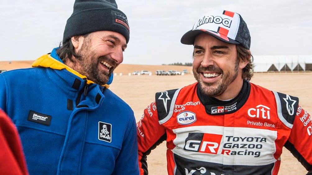 El piloto español en el Rally de Dakar