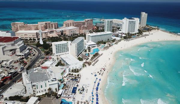 Panorámica de las playas del Caribe