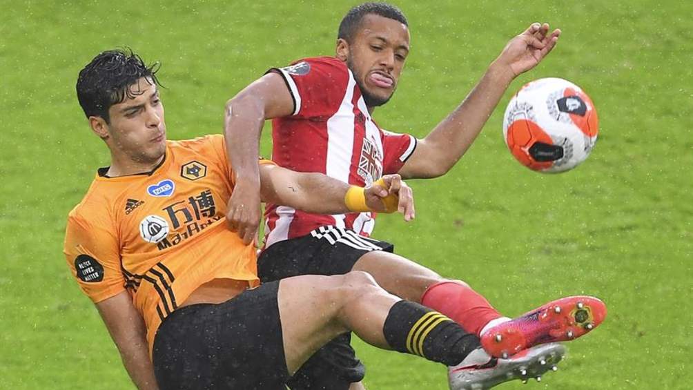 Raúl Jiménez: Wolves perdió con gol de último minuto ante el Sheffield United 