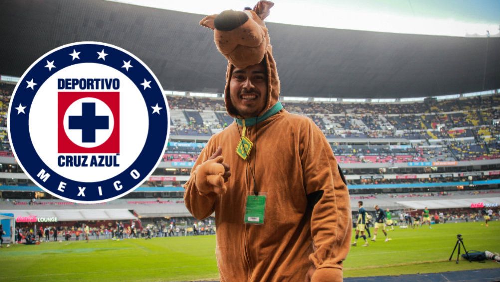 Aficionado Scooby Doo en el Estadio Azteca