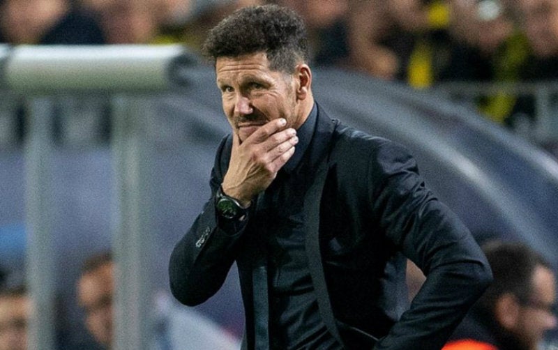 Diego Simeone, en la dirección técnica del Atlético de Madrid