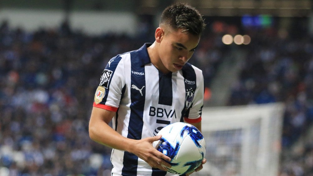 Carlos Rodríguez durante un partido con Monterrey