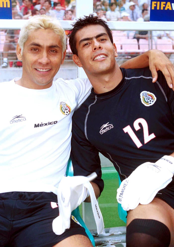 Jorge Campos y Oswaldo Sánchez 