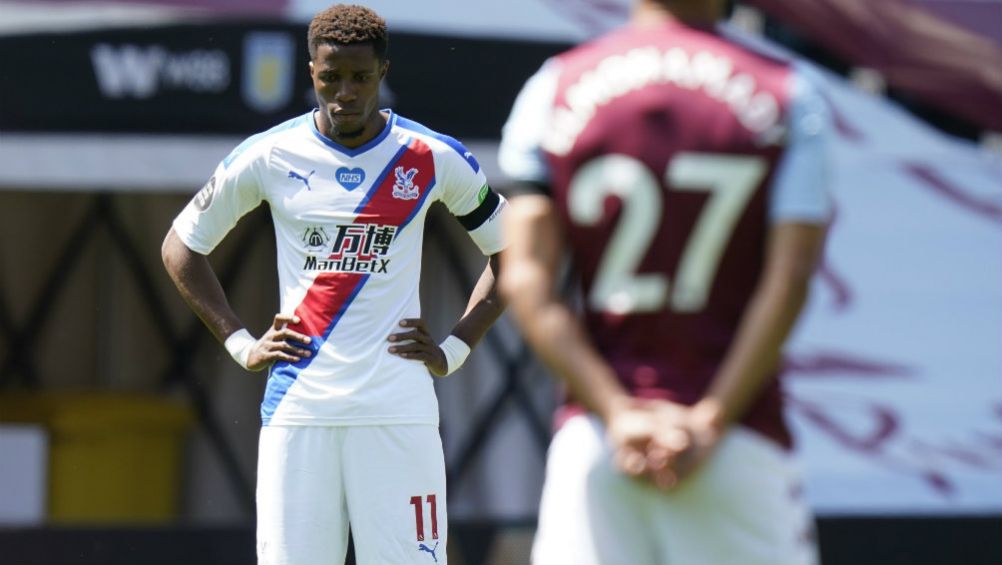 Zaha en el Crystal Palace vs Aston Villa