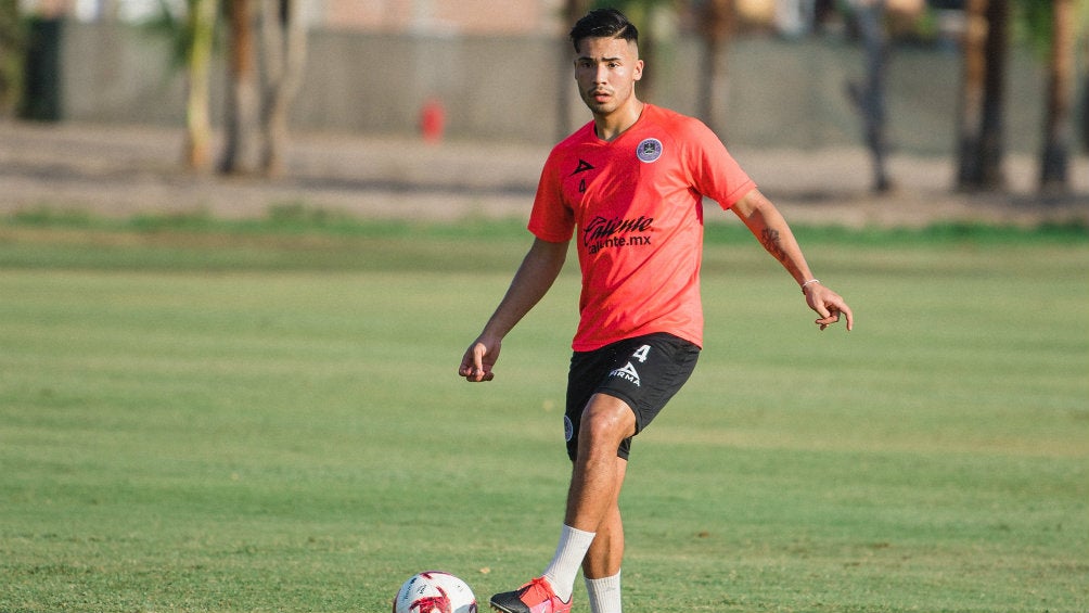 Nicolás Díaz en entrenamiento