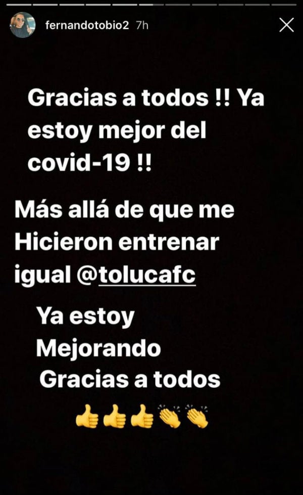 Las historias de Instagram de Fernando Tobio