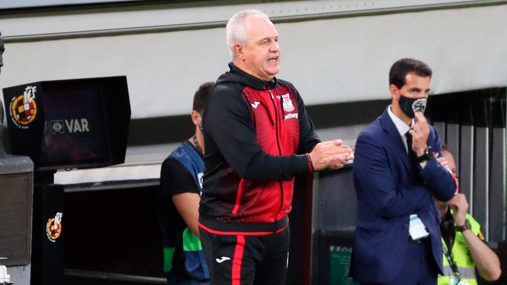 Javier Aguirre durante un compromiso del Leganés 