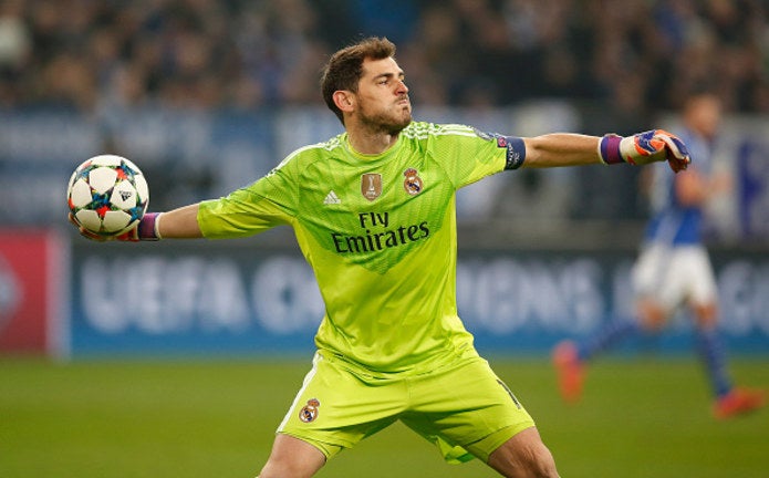 Iker Casillas en un partido