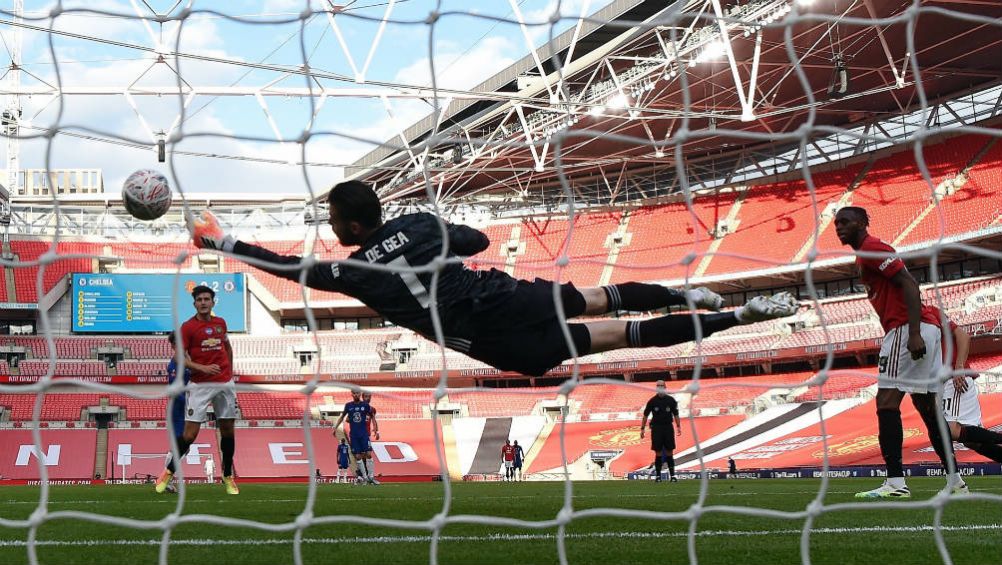 David de Gea en acción con Manchester United