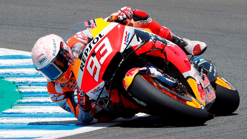 Video: Marc Márquez sufrió aparatosa caída en GP de España