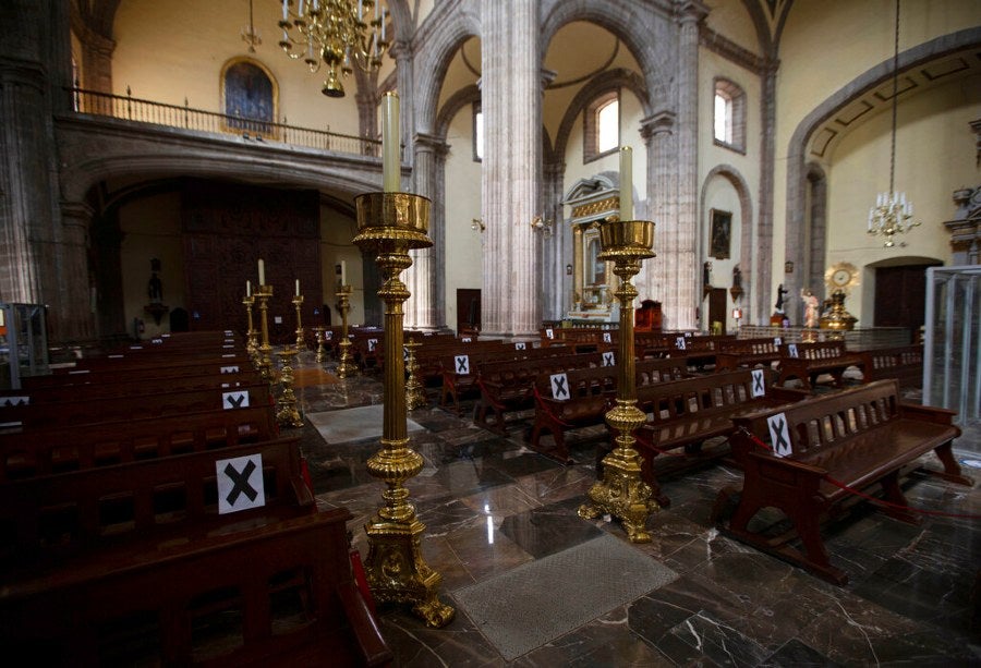 Iglesia toma medidas sanitarias en la CDMX