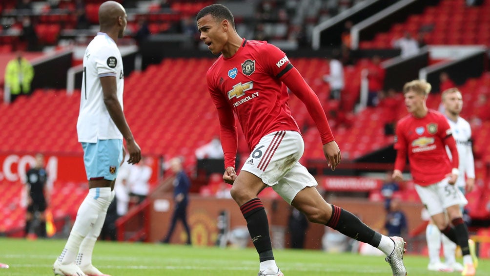 Mason Greenwood tras su anotación al West Ham 