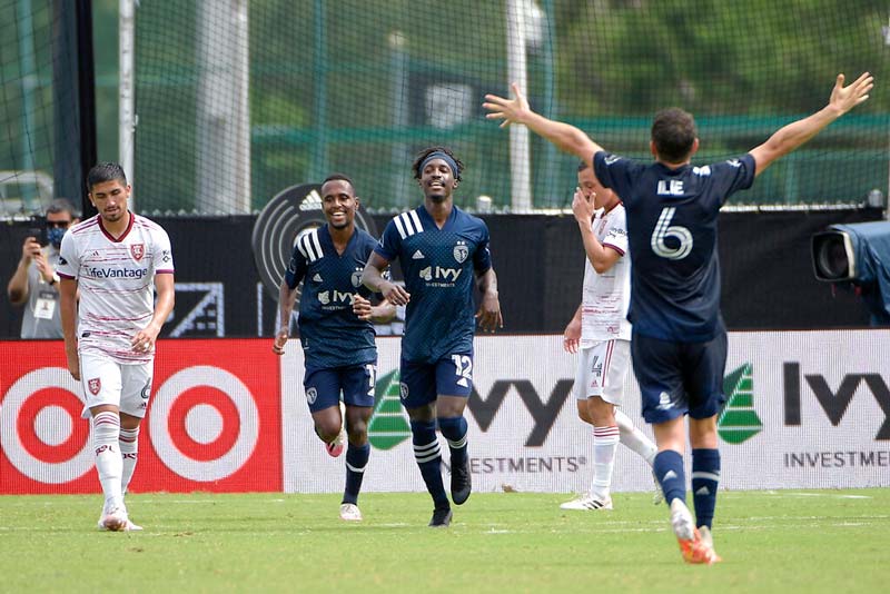 Gerso Fernandes festeja su gol