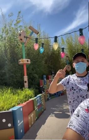 Héctor Herrera en Disney World