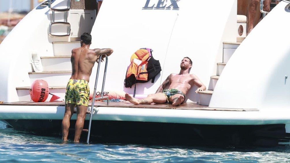 Messi y Suárez en Ibiza