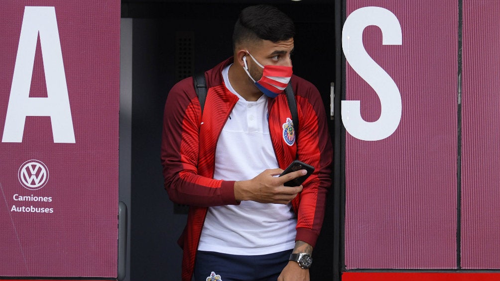 Alexis Vega previo a un partido