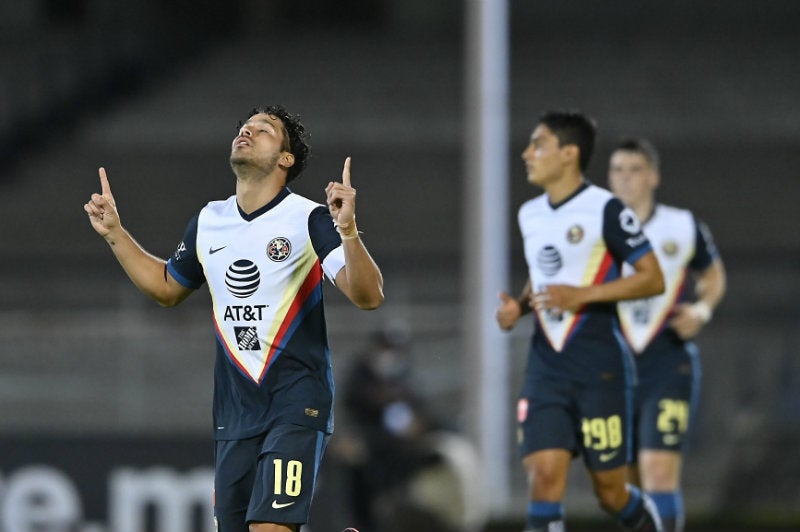 América en festejo de gol