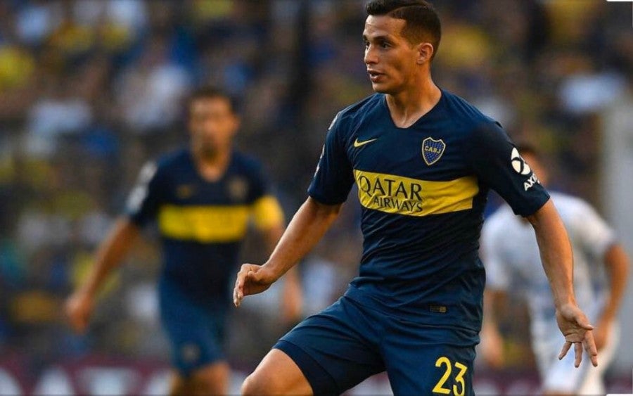 Iván Marcone durante un partido con Boca Juniors