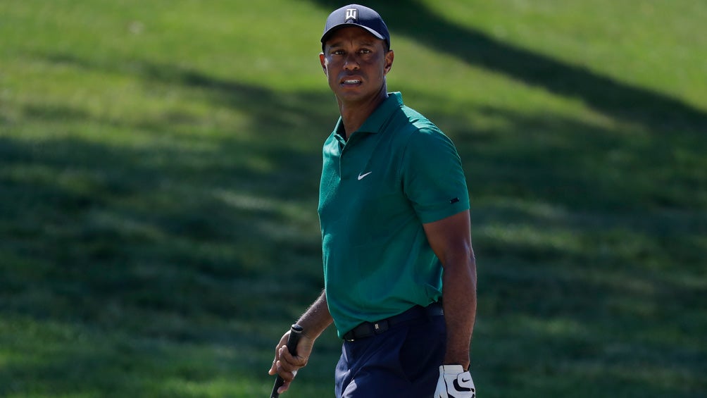 Tiger Woods durante su competencia en el Memorial 