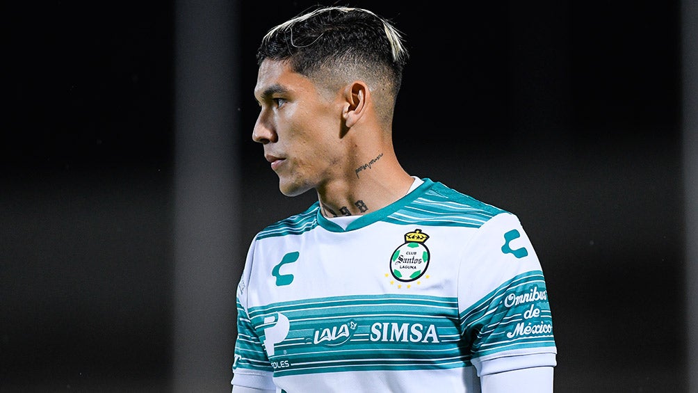 Arteaga, durante un juego de Santos Laguna