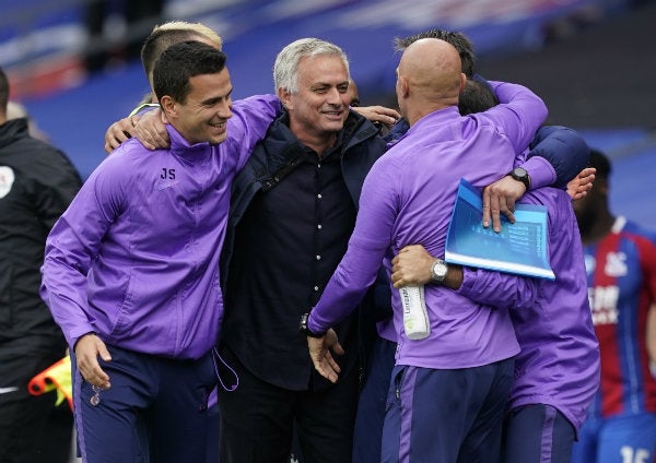 José Mourinho celebra el resultado