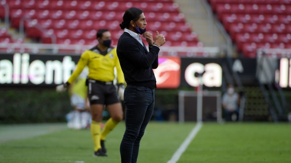 Francisco Palencia durante un partido con Mazatlán