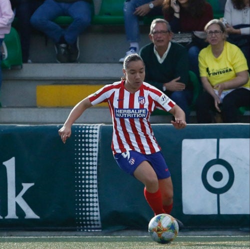 Charlyn Corral es jugadora del Atlético de Madrid