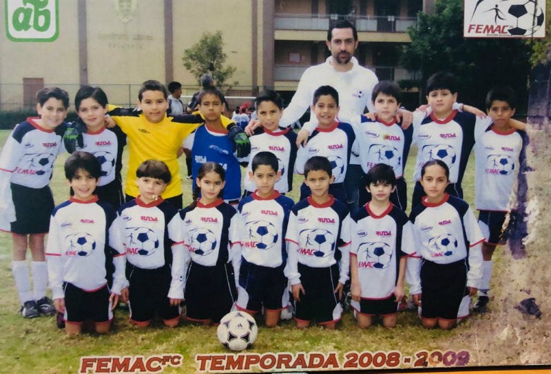 Jerónimo Rodríguez de niño