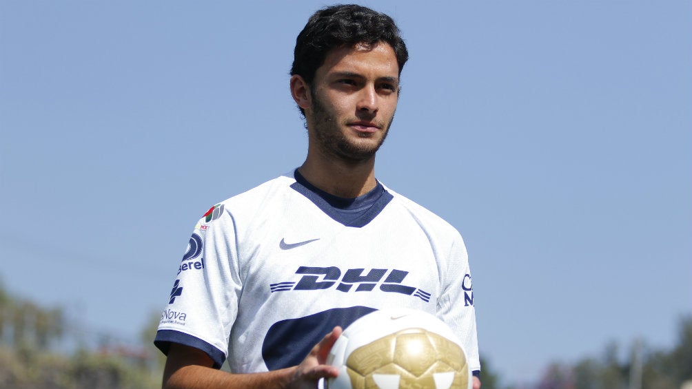  Jerónimo Rodríguez en presentación con Pumas