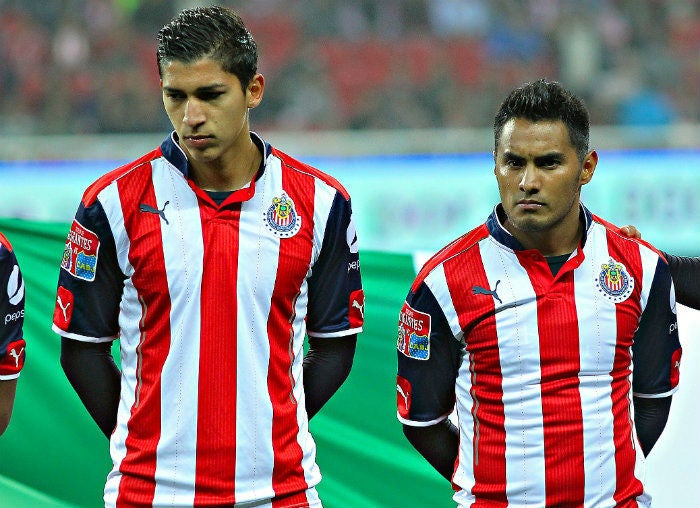 Ángel Zaldívar y José Juan Vázquez con Chivas