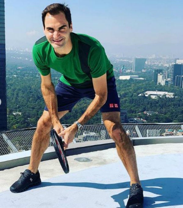 Federer cumplió el sueño de las jóvenes italianas