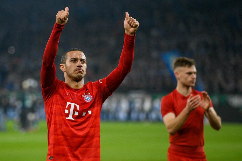 Thiago Alcántara en celebración