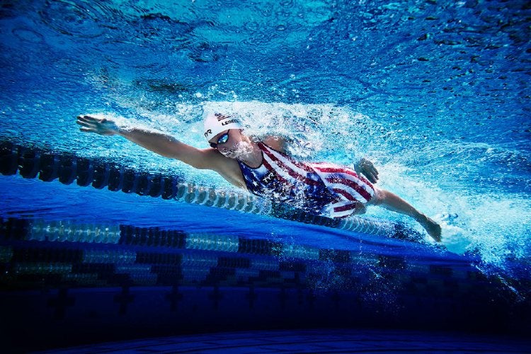 Katie Ledecky hizo el #GotMilkChallenge