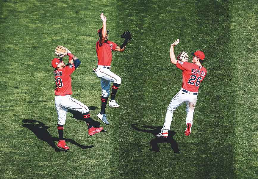 Minnesota Twins celebrando la victoria 